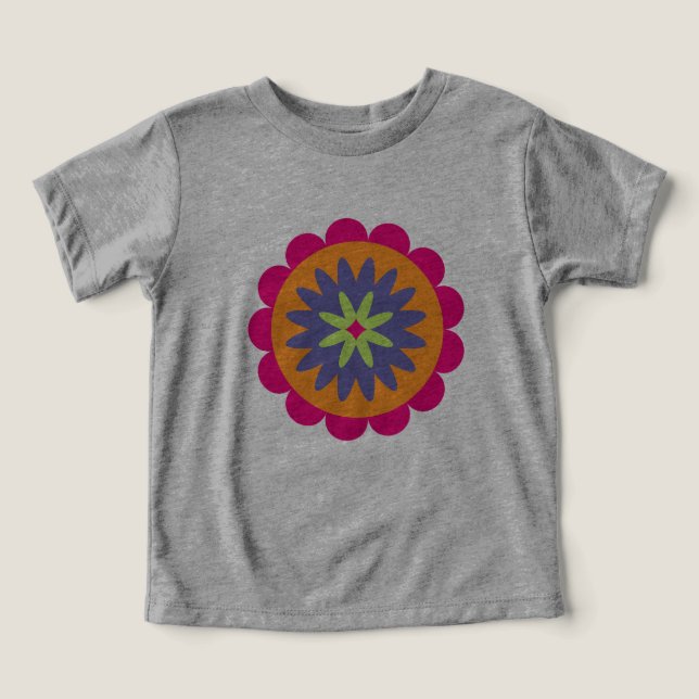 Groovy Retro Botanical Pattern Artwork (Design Front)