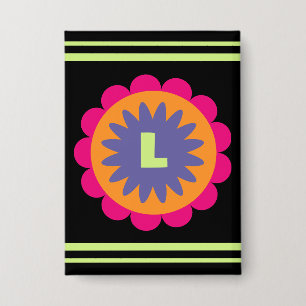Groovy Retro Botanical Pattern Artwork