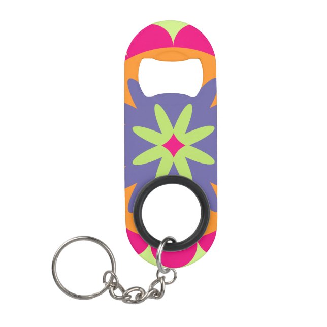 Groovy Retro Botanical Pattern Artwork (Front)