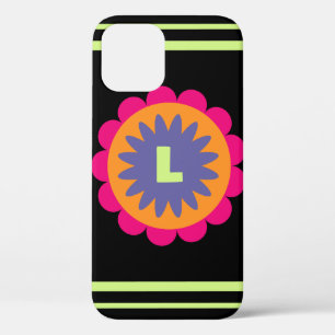 Groovy Retro Botanical Pattern Artwork iPhone 12 Case