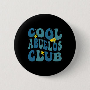 Groovy Retro Cool Abuelos Club Fathers Day New Gra 6 Cm Round Badge