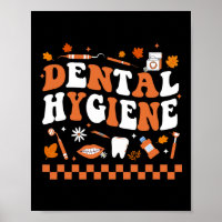 Groovy Retro Dental Hygiene Hygienist Dentist Fall