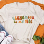 Groovy Retro Economics Is My Vibe, Economist Tri-Blend Shirt<br><div class="desc">Retro-style 'Economics Is My Vibe' t-shirt,  for economists,  analysts,  traders,  lawyers and more.</div>