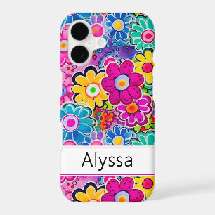 Groovy Retro Floral Personalised
