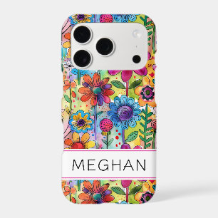 Groovy Retro Flower Power Personalised