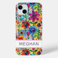 Groovy Retro Flower Power Personalised