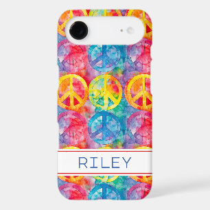 Groovy Retro Hippie Peace Sign Personalised