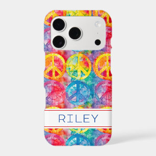 Groovy Retro Hippie Peace Sign Personalized