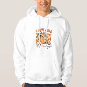 Groovy Retro I Love Fall Prevention Funny Hoodie