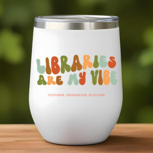 Groovy Retro Libraries Are My Vibe, Book Librarian