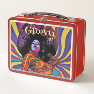 Groovy Retro Lunch Box