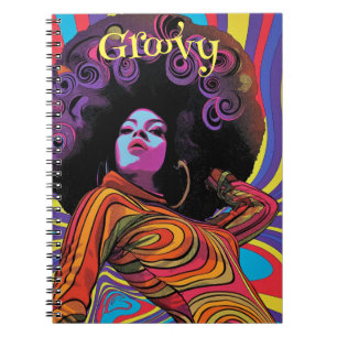 Groovy Retro Notebook
