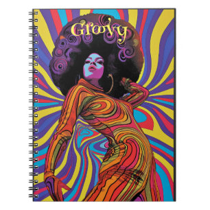 Groovy Retro Notebook