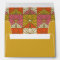 Groovy Retro Orange Botanical Bridal Shower Yellow