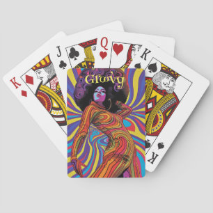 Groovy Retro Playing Cards
