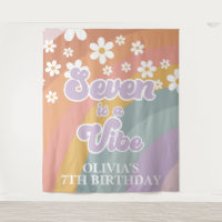 Groovy Retro Rainbow Seven is a Vibe