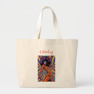 Groovy Retro Tote Bag
