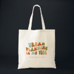 Groovy Retro Urban Planning is My Vibe, Planner Tote Bag<br><div class="desc">Retro-style 'Urban Planning is My Vibe' tote bag,  for planners.</div>