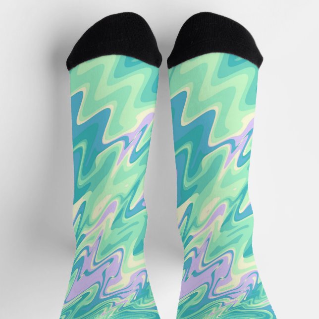 Groovy Ripples Socks (Top)
