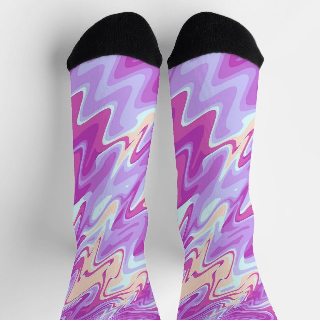 Groovy Ripples Socks (Top)