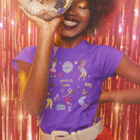 Groovy Roller Disco Purple Party Millennial Retro 