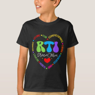 Groovy Rti Dream Team T Resnse Intervention Squad T-Shirt