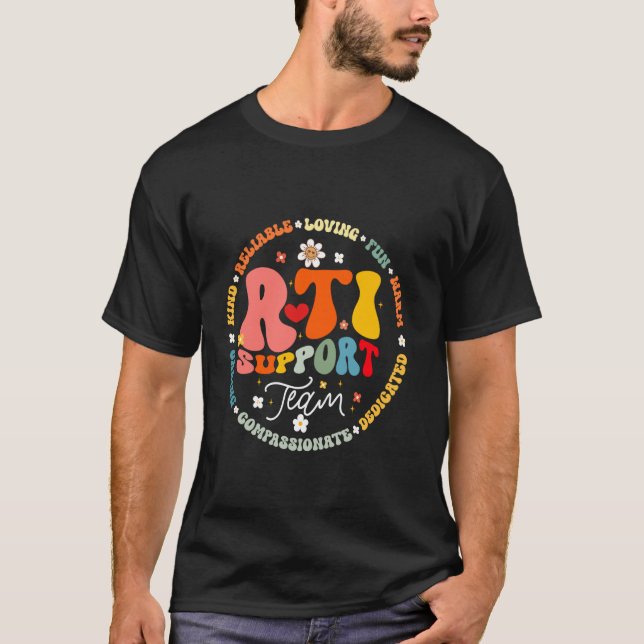 Groovy RTI Support Team T Response Intervention Te T-Shirt (Front)