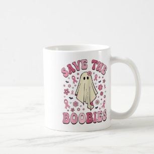 Groovy Save The S Breast Cancer Awareness Hallowee Coffee Mug
