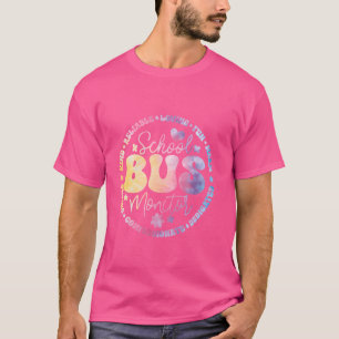 Groovy School Bus Monitor Driver Squad Appreciatio T-Shirt