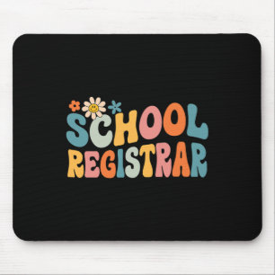 Groovy School Registrar Byck To School Mouse Pad