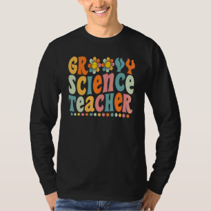 Groovy Science Teacher Daisy Colourful back To sch T-Shirt