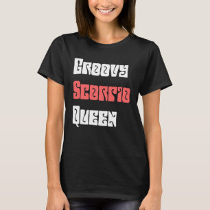 Groovy Scorpio Queen Hippie Vintage Zodiac Sign Qu T-Shirt