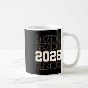 Groovy Senior 2026 Cl Of 2026 Graduate Senior Men  Coffee Mug