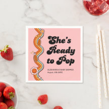 Groovy Shes Ready to Pop Retro Dusty Rose