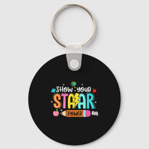 Groovy show staar power teacher testing exam test key ring