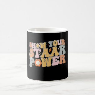 Groovy Show Your STAAR Power Test Testing Day Coffee Mug