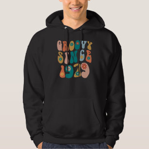 Groovy Since 1979 43rd Birthday Hippie Style 43 Ye Hoodie
