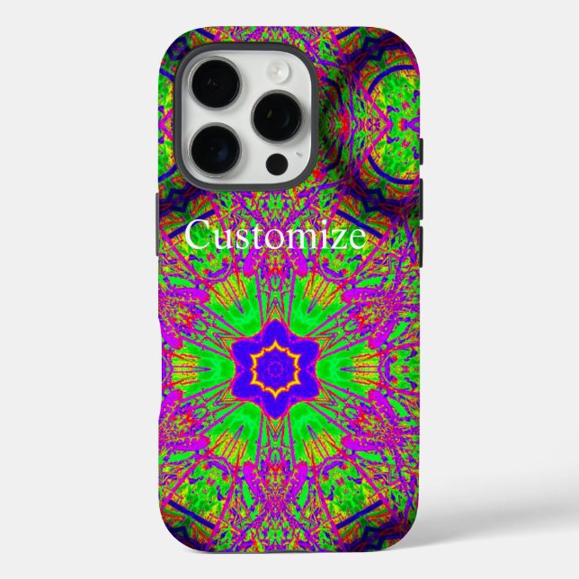 groovy six-point star Case-Mate iPhone case (Back)