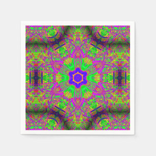 groovy six-point star napkin