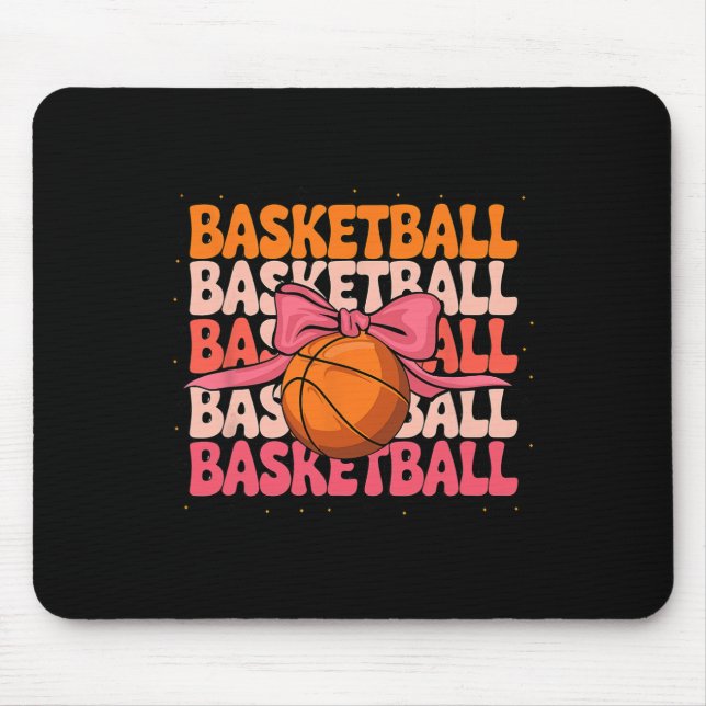 Groovy Sketll Coquette Bow Sketll Lover Sketll 2  Mouse Pad (Front)