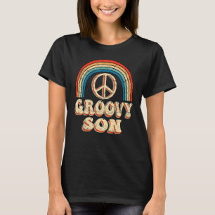 Groovy Son 70s Aesthetic Nostalgia 1970's Retro So T-Shirt