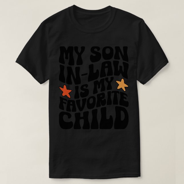 Groovy Son In Law T-Shirt (Design Front)
