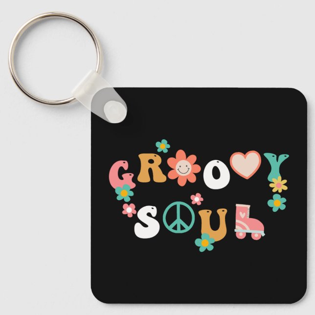 Groovy Soul Key Ring (Front)