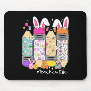 Groovy Sped Teacher Easter Bunny Sped Teaching Eas Mouse Pad
