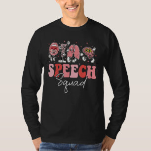 Groovy Speech Therapy Speech Language Pathologist T-Shirt