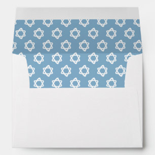 Groovy Star of David Jewish Bar Bat Mitzvah Mazel  Envelope
