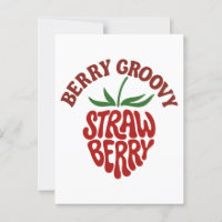 Groovy Strawberry Retro 70s Vibes