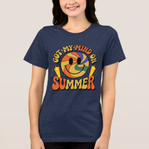 Groovy Summer Vibes Smiley Tee