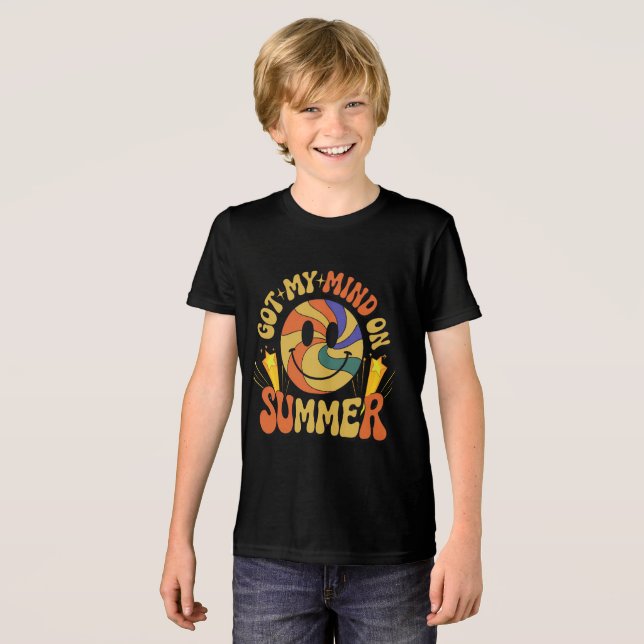 Groovy Summer Vibes Smiley Tee (Front Full)