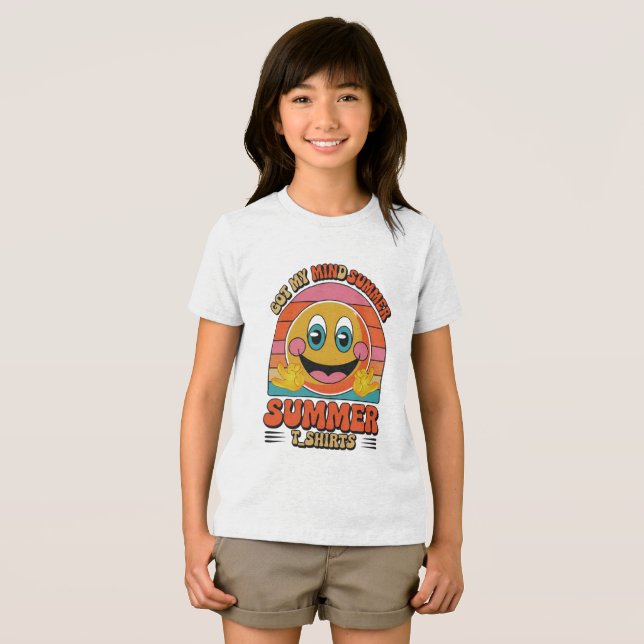 Groovy Summer Vibes Smiley Tee (Front Full)